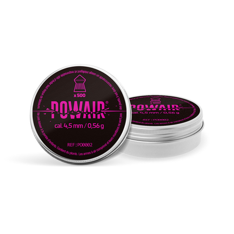 Plombs 4.5mm POWAIR POINTUS 0.56g FABRICATION H&N X500