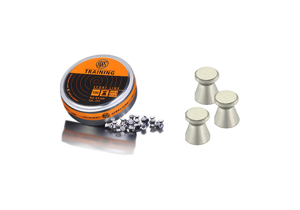 Plombs 4.5mm RWS SPORT TRAINING 0.53g PLATS X500