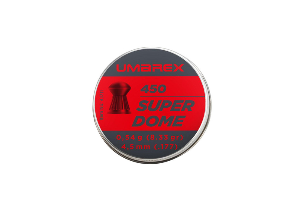 Plombs 4.5mm UMAREX SUPERDOME TETE RONDE 0.54g X450