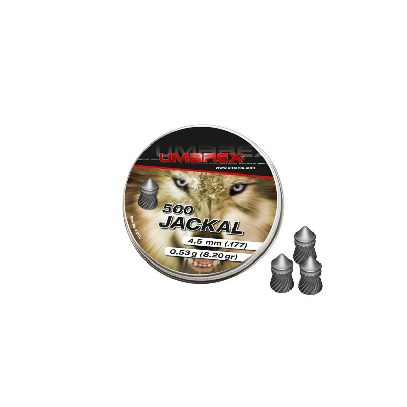 Plombs 4.5mm UMAREX JACKAL POINTUS 0.53g X500