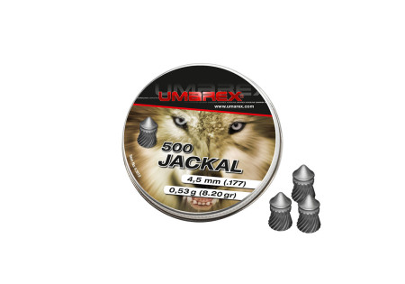 Plombs 4.5mm UMAREX JACKAL POINTUS 0.53g X500