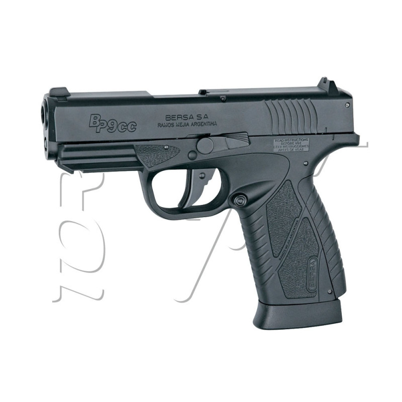 Pistolet 4.5mm (Billes) BERSA BP9CC BLOWBACK BLACK CO2 ASG