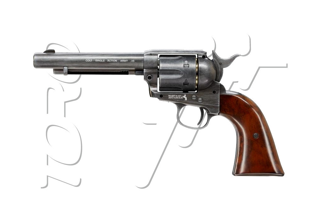 Revolver 4.5mm (Plomb) COLT SAA 45 FULL METAL CO2 FINITION ANTIQUE UMAREX