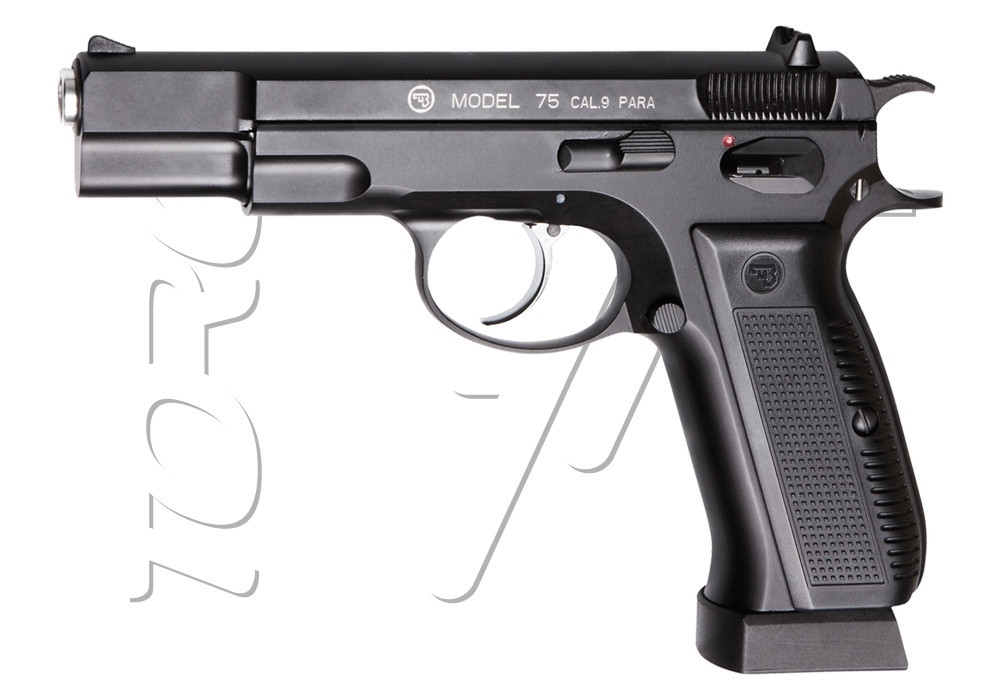 Pistolet 4.5mm (Billes) CZ 75 BLOWBACK BLACK CO2 ASG