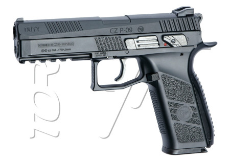 Pistolet 4.5mm (Billes et Plomb) CZ P09 BLOWBACK CO2 BLACK ASG