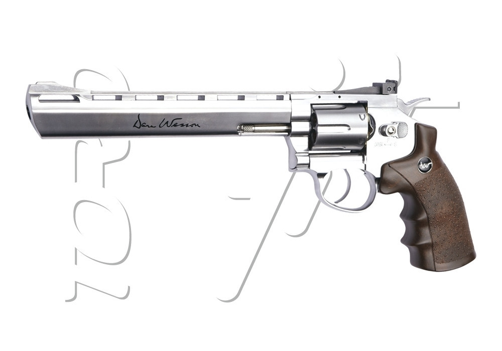 Revolver 4.5mm (Billes) DAN WESSON 8" CHROME CO2 ASG