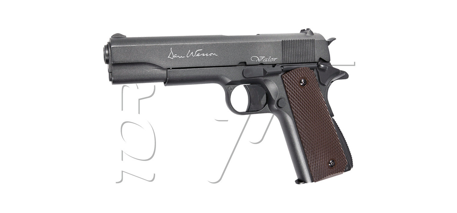 Pistolet 4.5mm (Plomb) DAN WESSON 1911 VALOR CO2 GREY ASG