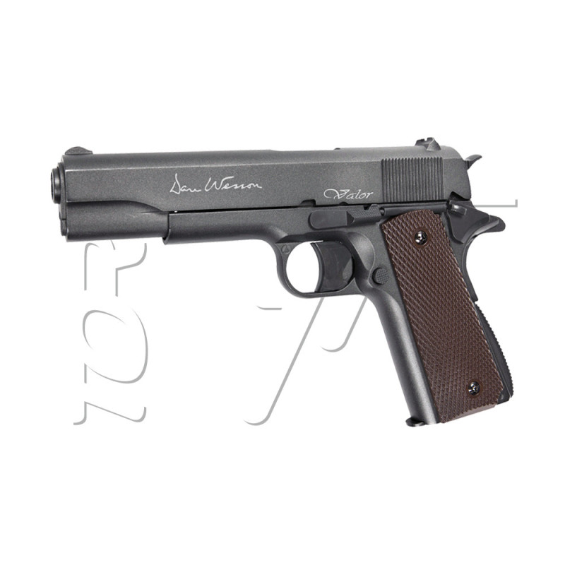 Pistolet 4.5mm (Plomb) DAN WESSON 1911 VALOR CO2 GREY ASG