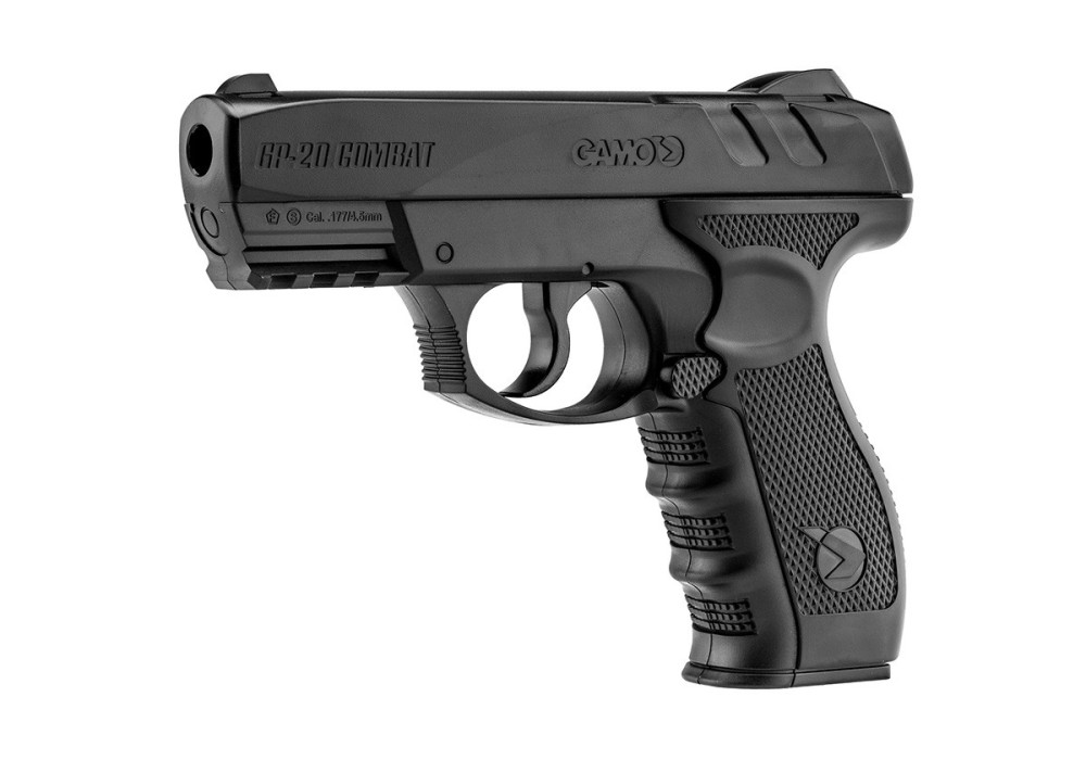 Pistolet 4.5mm (Billes) GP20 COMBAT CO2 BLACK GAMO