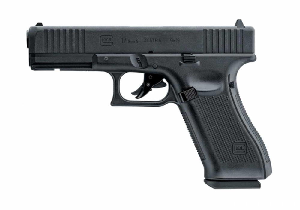 Pistolet 4.5mm (Plomb) GLOCK 17 GEN5 CO2 BLOWBACK CHAINE ROTATIVE 3J BLACK UMAREX