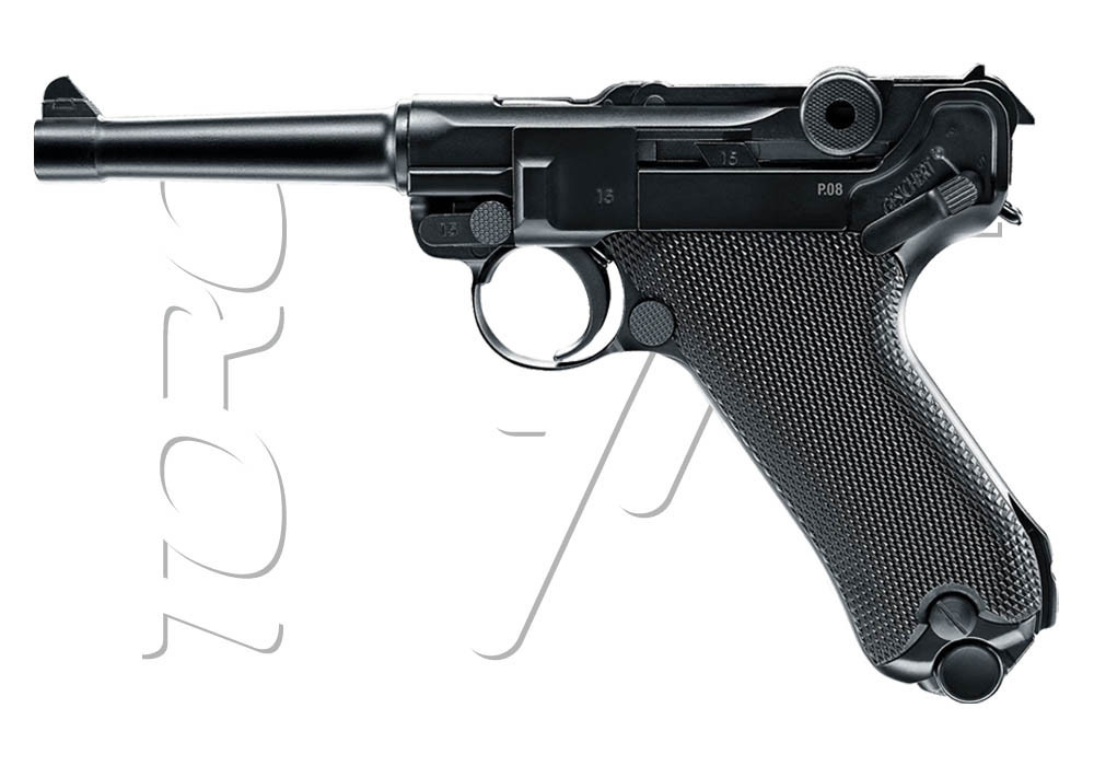 Pistolet 4.5mm (Billes) P08 LEGENDS LUGER BLOWBACK 20 BBs CO2 UMAREX