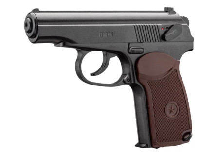 Pistolet 4.5mm (Billes) MAKAROV PM49 CO2 CULASSE FIXE BORNER