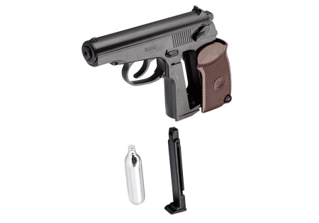 Pistolet 4.5mm (Billes) MAKAROV PM49 CO2 CULASSE FIXE BORNER