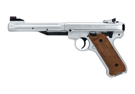 Pistolet 4.5mm (Plomb) RUGER MARK IV SILVER UMAREX