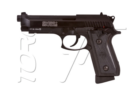 Pistolet 4.5mm (Billes) TAURUS PT92 FULL METAL BLOWBACK CO2 BLACK KWC SWISS ARMS