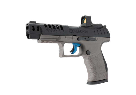 Pistolet 4.5mm (Plomb) PPQ Q5 MATCH 5" COMBOT SET CO2 BLACK GREY UMAREX