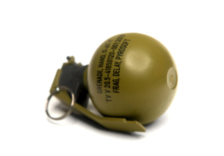 Grenade à main P-67-G NATO M67 OTAN AMERICAINE REMPLISSAGE POIS X10