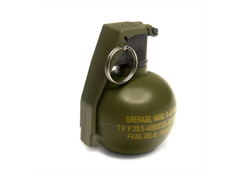 Grenade à main P-67-M NATO M67 OTAN AMERICAINE REMPLISSAGE TALC X1