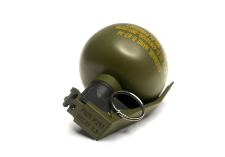 Grenade à main P-67-M NATO M67 OTAN AMERICAINE REMPLISSAGE TALC X1