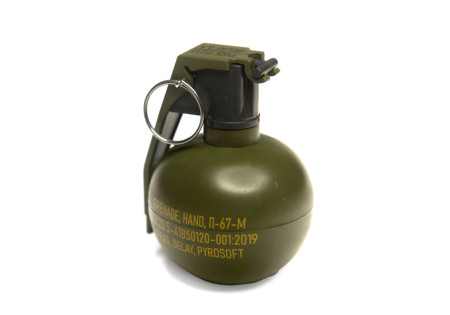 Grenade à main P-67-M NATO M67 OTAN AMERICAINE REMPLISSAGE TALC X1