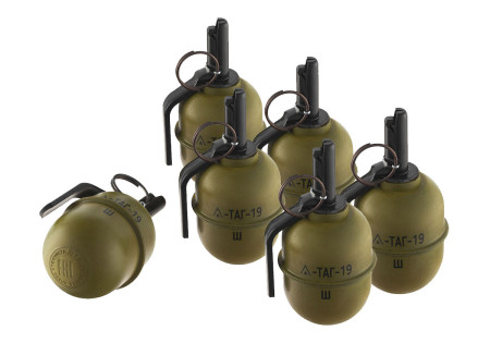 Grenade à main TAG19 W RGD-5 SOVIETIQUE CONTENANT 250 BBS AIRSOFT TAG INNOVATION X6