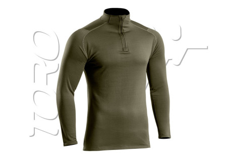 SWEAT MAILLOT ZIPPE THERMO PERFORMER NIVEAU 3 OLIVE - Taille 4XL