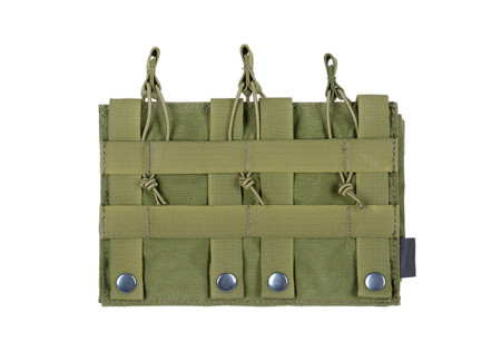 Porte 3 CHARGEURS TYPE M4/M16 SYSTEME MOLLE OLIVE