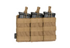 Porte 3 CHARGEURS TYPE M4/M16 SYSTEME MOLLE TAN