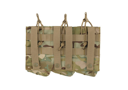 Porte 3 CHARGEURS TYPE AK47/AKM SYSTEME MOLLE MULTICAM