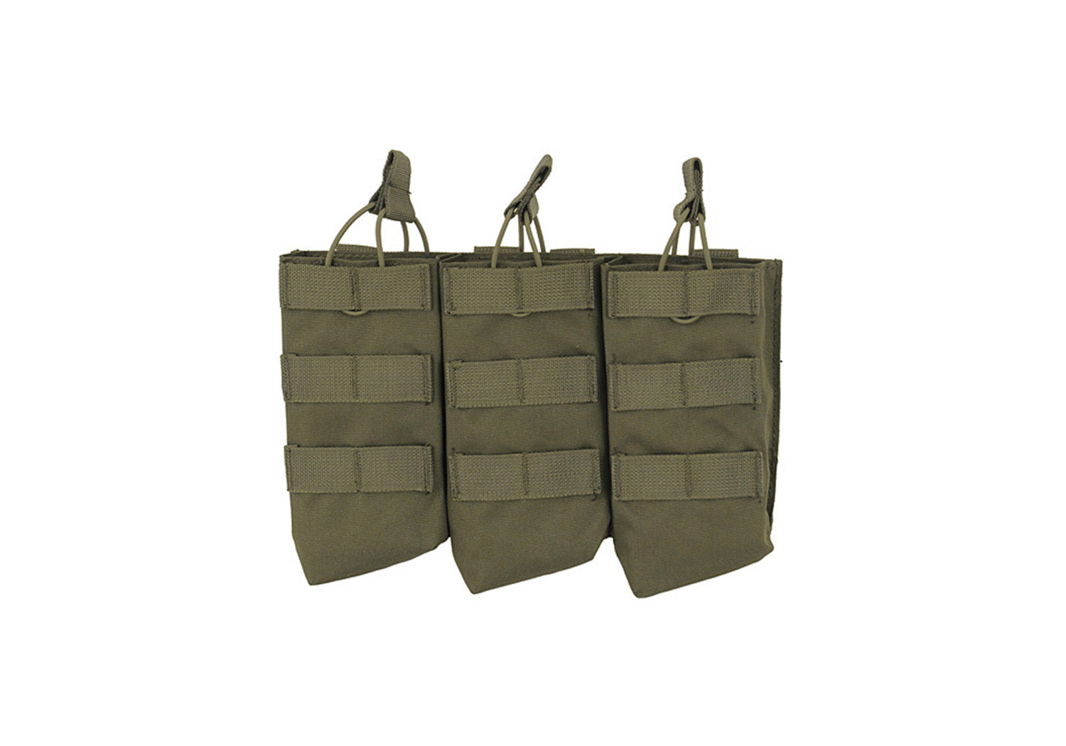 Porte 3 CHARGEURS TYPE AK47/AKM SYSTEME MOLLE OLIVE