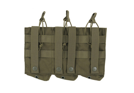 Porte 3 CHARGEURS TYPE AK47/AKM SYSTEME MOLLE OLIVE