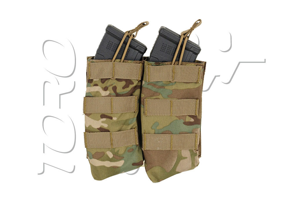 Porte 2 CHARGEURS TYPE AK47/AKM SYSTEME MOLLE MULTICAM