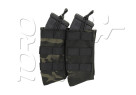 Porte 2 CHARGEURS TYPE AK47/AKM SYSTEME MOLLE MULTICAM BLACK