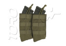 Porte 2 CHARGEURS TYPE AK47/AKM SYSTEME MOLLE OLIVE