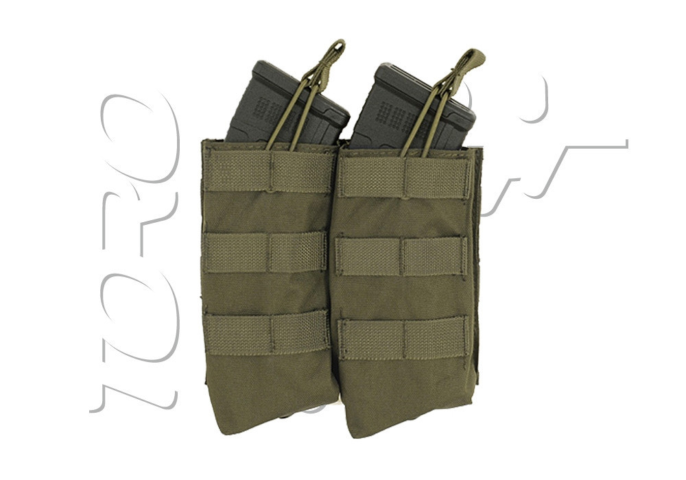 Porte 2 CHARGEURS TYPE AK47/AKM SYSTEME MOLLE OLIVE