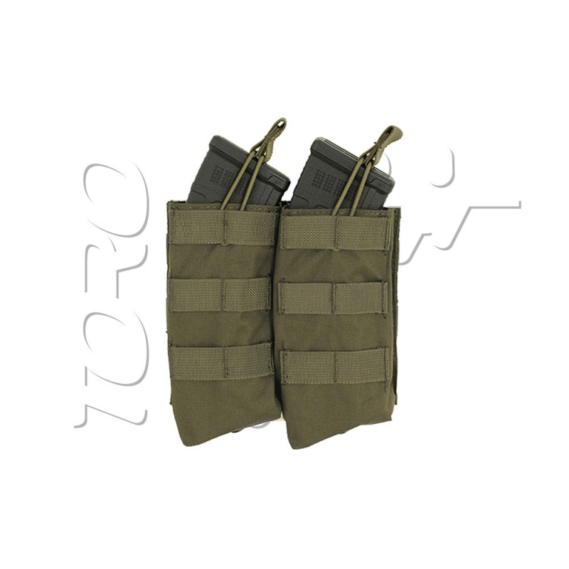 Porte 2 CHARGEURS TYPE AK47/AKM SYSTEME MOLLE OLIVE