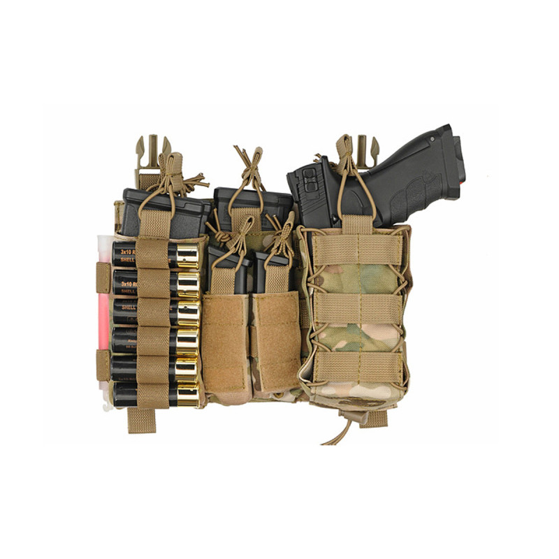 Porte CHARGEURS MULTI MISSION SYSTEME BOUCLE ET VELCRO MULTICAM