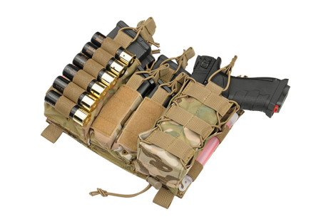 Porte CHARGEURS MULTI MISSION SYSTEME BOUCLE ET VELCRO MULTICAM