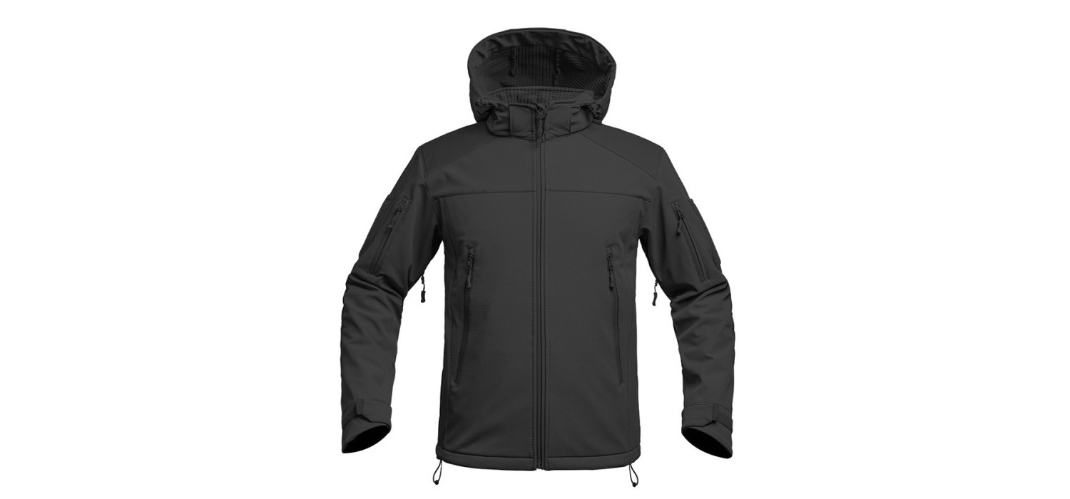 VESTE SOFTSHELL FIGHTER V2 BLACK A10