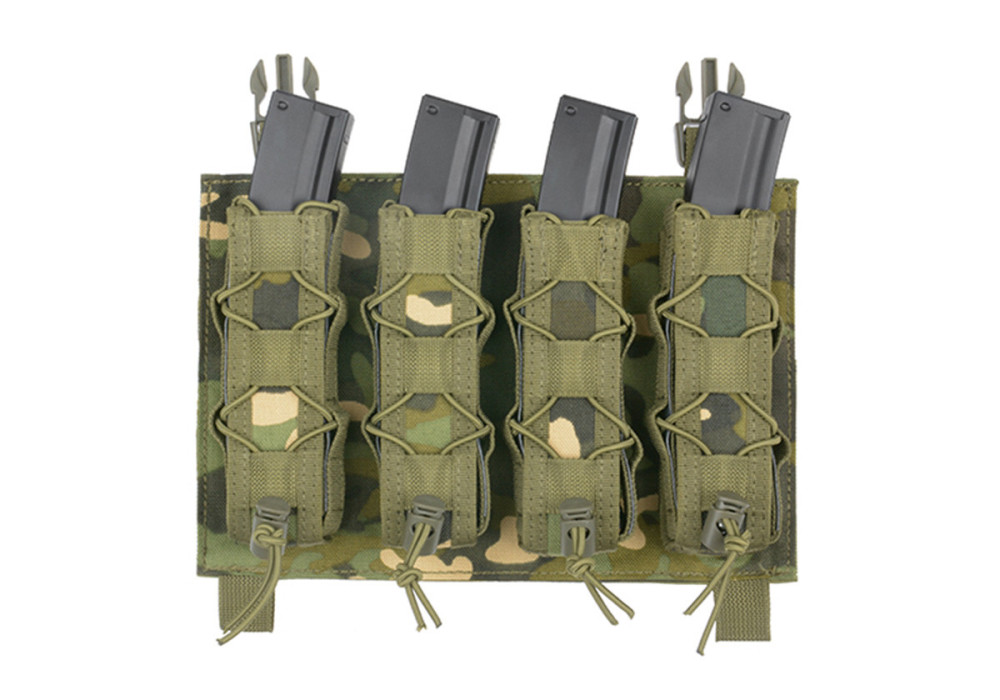 Porte 4 CHARGEURS TYPE P90/UMP/MP5 SYSTEME BOUCLE ET VELCRO CAMO MT