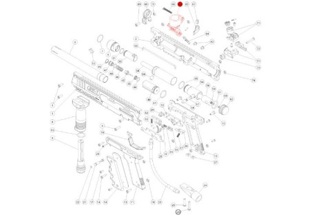 Feedneck ASSEMBLY METAL SW1/RM1/BLACKHAWK