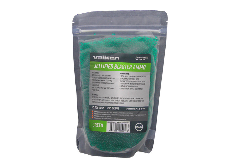 Billes GEL BLASTER SURGE VALKEN X35.000 GREEN