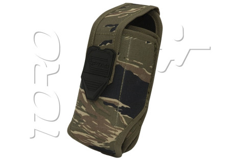 Porte 2 chargeurs SUPERPOSES T8/T9/TPX V-TAC TIGER STRIPE SYSTEME MOLLE VALKEN