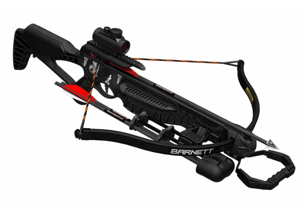 Arbalète BARNETT BLACKCAT RECURVE 165 LIVRES BLACK + POINT ROUGE