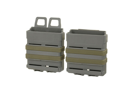 Porte 1 CHARGEUR RIGIDE 7.62 (AK/HK/M14) SYSTEM MOLLE OLIVE FMA X2