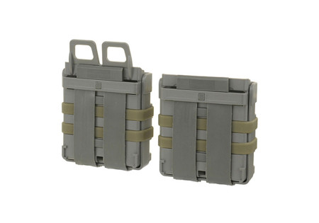 Porte 1 CHARGEUR RIGIDE 7.62 (AK/HK/M14) SYSTEM MOLLE OLIVE FMA X2