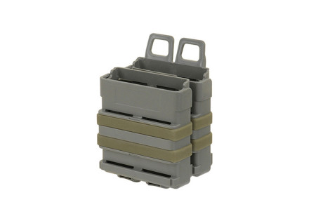 Porte 1 CHARGEUR RIGIDE 7.62 (AK/HK/M14) SYSTEM MOLLE OLIVE FMA X2