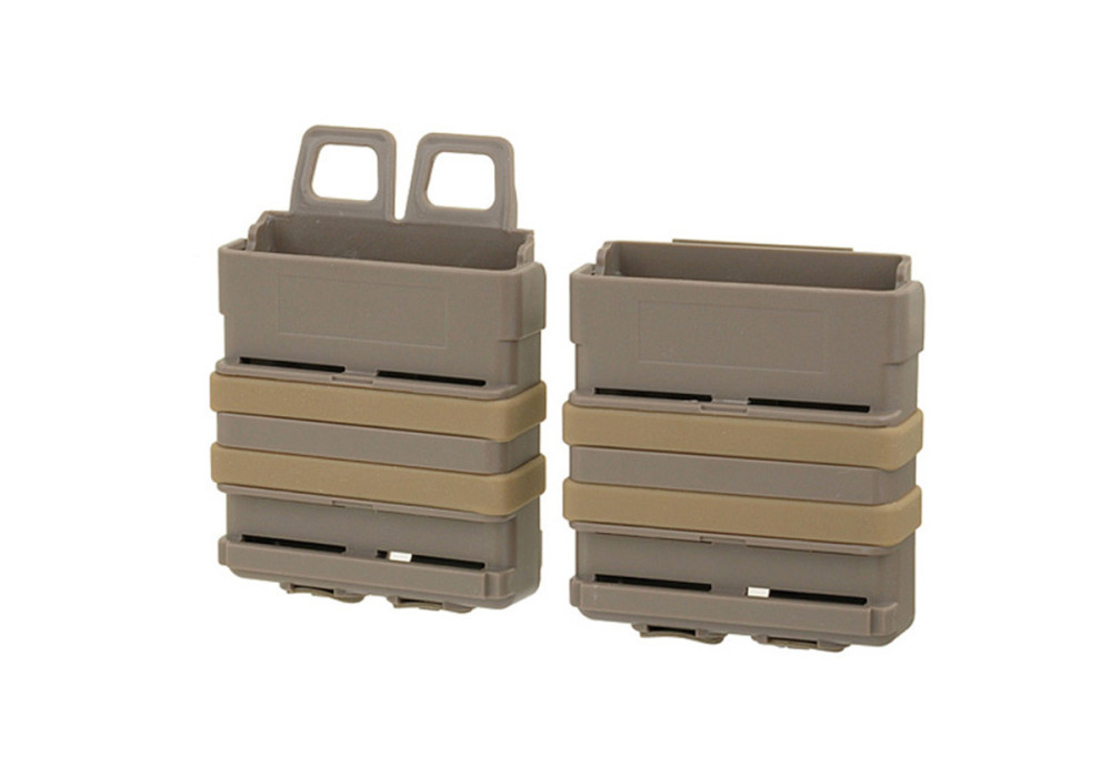 Porte 1 CHARGEUR RIGIDE 7.62 (AK/HK/M14) SYSTEM MOLLE TAN FMA X2