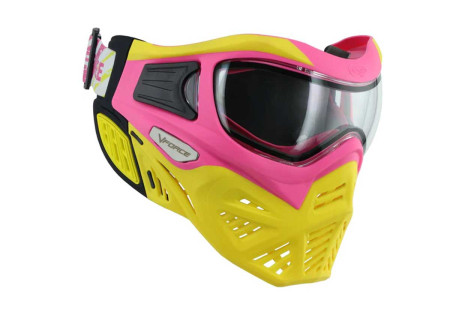 Masque VFORCE GRILL 2.0 THERMAL REFEREE YELLOW PINK