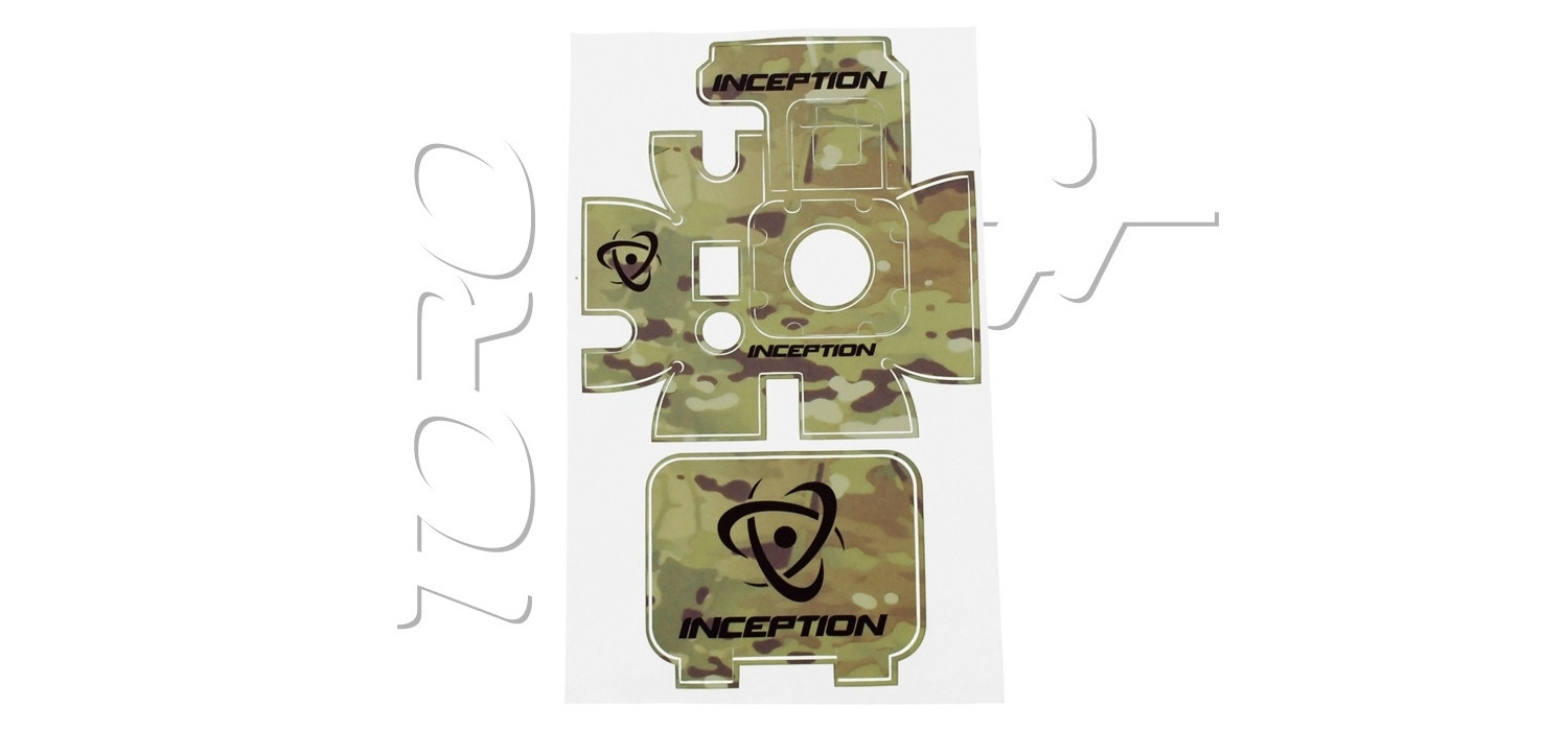 Kit skin INCEPTION POUR CAMERA GO PRO HERO 3 MULTICAM